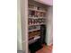 Pantry stocked with canned goods, boxes and jars at 211 Groveland Dr, Peachtree City, GA 30269