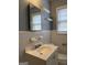 Bathroom with a white sink and vanity at 5225 Silhouette Sw Ln, Mableton, GA 30126