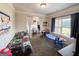 Comfortable bedroom with natural light, playful décor, and convenient access to the rest of the home at 125 Kayla Ct, Locust Grove, GA 30248