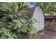 Exterior view of an outdoor storage shed in the backyard at 3119 Conyers Se St, Covington, GA 30014