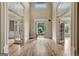 Bright foyer with hardwood floors and classic trim at 115 Robinwood Ct, Fayetteville, GA 30214
