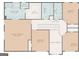 Second-floor floor plan featuring a primary bedroom, bedrooms, and baths at 1120 Bagwell Dr, Kennesaw, GA 30152