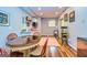 Finished basement kitchenette with a small table and popcorn machine at 306 Sandalin Ln, Peachtree City, GA 30269