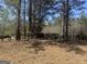 Secluded property featuring an in-ground pool and surrounded by mature trees at 420 Dot Dr, South Fulton, GA 30349