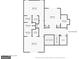 Second floor plan featuring bedrooms, bathrooms and closet spaces at 1385 Gordon Rd, Moreland, GA 30259