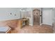 Spacious Main Bathroom featuring vanity with cabinets, shower stall, and tiled floors at 1385 Gordon Rd, Moreland, GA 30259