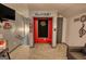 Finished basement with dart board and fun decor offering space for entertainment and relaxation with neutral carpet at 55 Ashton Pl, Covington, GA 30016
