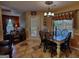 Inviting dining space adjacent to the living room, filled with natural light at 55 Ashton Pl, Covington, GA 30016