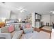 Cozy bedroom with a kitchenette, built-in bookcase, and a comfortable seating area at 654 Cannon Rd, Sharpsburg, GA 30277