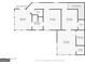 Upstairs floor plan displaying multiple bedrooms, a flex room, and bathrooms in the upper level of a home at 185 Central Ave, Fayetteville, GA 30214