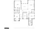 Detailed floor plan showcasing bedroom, bathroom, laundry, and office layouts of the home at 1291 E M Croy Rd, Sugar Hill, GA 30518