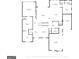 Detailed floor plan showcasing the layout of a spacious single-Gathering home at 1291 E M Croy Rd, Sugar Hill, GA 30518