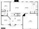 First floor floorplan with labeled rooms and dimensions at 3507 Hideaway Ln, Loganville, GA 30052