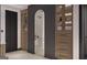 A luxurious bathroom with elegant shelving, a glass-enclosed shower, and chic tiling at 0 Ebenezer Rd # 4, Fayetteville, GA 30215