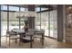 Modern dining room with large windows with views of the backyard at 0 Ebenezer Rd # 4, Fayetteville, GA 30215