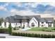 Stunning new construction features a gray roof, white paint, and an arched doorway at 0 Ebenezer Rd # 4, Fayetteville, GA 30215