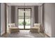 Stylish sitting area with two chaise lounges and elegant decor overlooking the well maintained outdoor area at 0 Ebenezer Rd # 4, Fayetteville, GA 30215