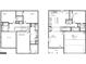 Detailed floor plan showcasing the layout of a two-story home, including bedrooms, bathrooms, and living spaces at 116 Deer Xing, Temple, GA 30179
