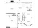 Main floor plan showing the kitchen, living, dining, and garage layout at 513 Cherry Creek Dr, Loganville, GA 30052