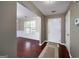 Entryway boasting hardwood floors and a bright window, creating a welcoming ambiance at 35 Deep Springs Way, Covington, GA 30016
