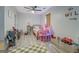 Playful bedroom with a single bed and room to store many toys and books at 527 Malcom Rd, Covington, GA 30014