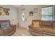 Bright living room with comfortable seating and stylish decor at 527 Malcom Rd, Covington, GA 30014