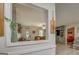 View of the living room with comfortable seating, neutral colors and view of the bedroom at 527 Malcom Rd, Covington, GA 30014