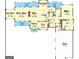Detailed first floor plan showcasing the layout of the kitchen, living, and dining areas at 120 Godby Dr, Fayetteville, GA 30215