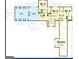 Second floor plan highlighting bedrooms, bonus room, and loft area at 120 Godby Dr, Fayetteville, GA 30215
