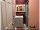 Bathroom featuring a framed mirror above a vanity and a shower with a glass door at 4157 Cedar Valley Ln, Conley, GA 30288
