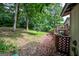 The large backyard provides ample space for outdoor activities and enjoyment at 2031 Dennis Pl, Buford, GA 30519