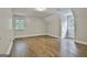 Bright, spacious bedroom featuring wood floors and natural light at 270 Carrolls Way, Fayetteville, GA 30215