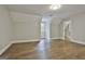 Neutral bedroom with hardwood floors and recessed lighting at 270 Carrolls Way, Fayetteville, GA 30215