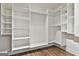 Custom closet featuring plenty of shelving and storage space at 270 Carrolls Way, Fayetteville, GA 30215