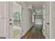 Hallway with view to outside deck and bright finishings at 270 Carrolls Way, Fayetteville, GA 30215