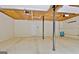 Expansive garage with concrete floor, providing ample room for vehicles and storage solutions at 4135 Coursey Lake Rd, Douglasville, GA 30135