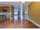 Spacious living room and open floor plan, featuring hardwood floors and natural light at 275 Autry Mill Ln, Suwanee, GA 30024