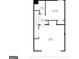 Floor 1 plan featuring a bedroom, bathroom, hall, and garage at 733 Wexford Cove Way, Mableton, GA 30126