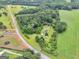 An aerial view of the property surrounded by beautiful green scenery with lots of trees and a pond at 778 Leguin Mill Rd, Locust Grove, GA 30248