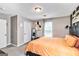 Bright bedroom with a plush bed, closet, and ample natural light at 1147 Dunivin Dr, Jonesboro, GA 30238
