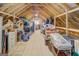 Unfinished attic space for storage at 3076 East Lake Rd, Mcdonough, GA 30252