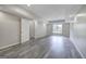 Basement area with recessed lighting, flooring, and bright white doors and trim at 400 Kenny Ln, Temple, GA 30179