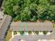 Aerial shot showcasing the property's location surrounded by lush greenery at 3135 Journal Ct, Decatur, GA 30035