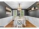 Elegant dining room with a beaded chandelier and decorative accents at 135 Cherokee Pl, Fayetteville, GA 30215