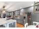 Modern kitchen with stainless steel appliances, a spacious countertop, and ample storage at 4002 Joshua Ln, Douglasville, GA 30135