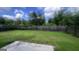 Large backyard with wooden fence at 3750 Richmond Bnd, Lithonia, GA 30038