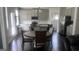 Eat in kitchen with stainless steel appliances, granite countertops and hard wood floors at 3750 Richmond Bnd, Lithonia, GA 30038
