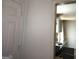 Shows the kitchen area next to the door, revealing the stove and cabinets at 5420 Herndon Blvd, Morrow, GA 30260