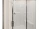 Modern all-white shower stall at 1628 Palladian Dr, Lithonia, GA 30058