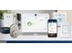 Smart home features include security system, thermostat, smart lock, and integrated device control at 1628 Palladian Dr, Lithonia, GA 30058